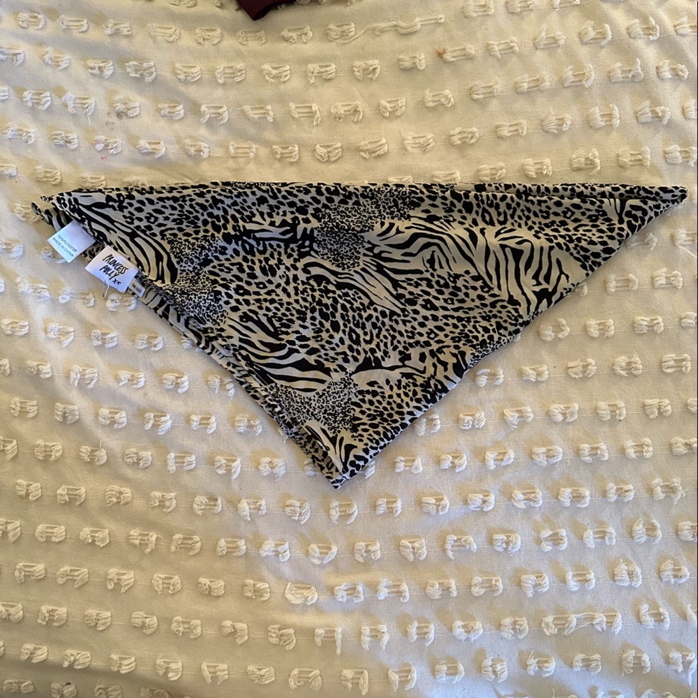 Princess Polly Animal Print scarf top Never Worn